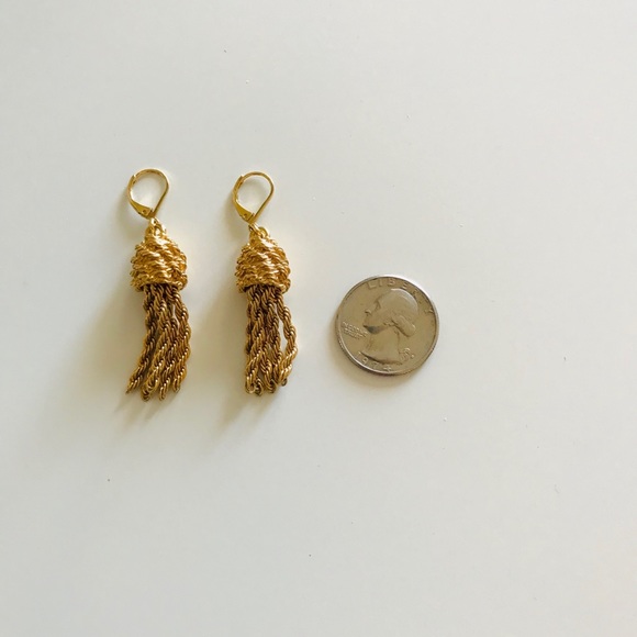 Kate Spade Gold Tone Tassel Earrings - Picture 7 of 9